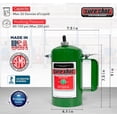 thumbnail image 2 of Pulverizador SURE SHOT A1000G de acero presurizado recargable de 1 litro, 2 of 9