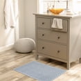 thumbnail image 5 of Unique Bargains Fade Resistant Cotton Bath Rugs Shower Mat Bathroom Non Slip Gray, 5 of 7