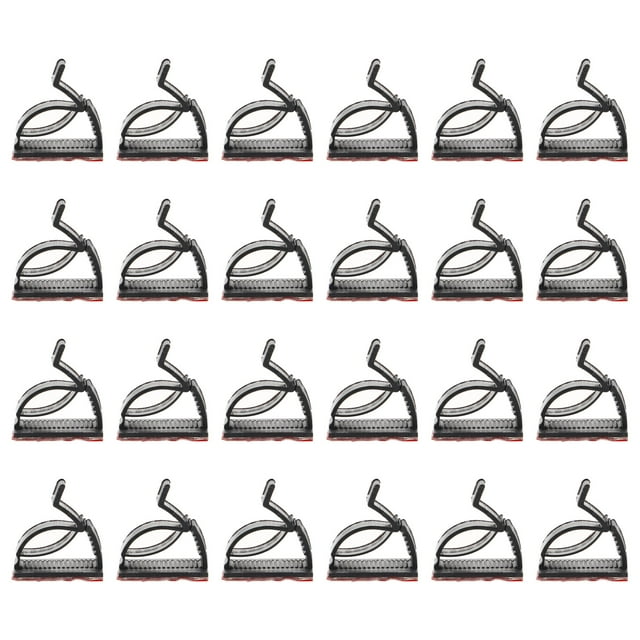 OULII 100Set Rectangular Cable Fix Clips for Home Cable Clips in Bedroom