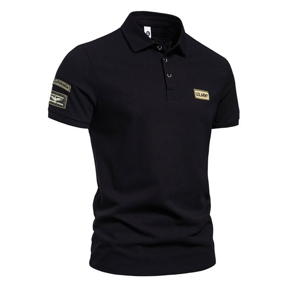 PBNBP Polos pour Hommes à Manches Courtes, Polos en Piqué Graphiques pour Hommes à Manches Courtes Performance Séchage Rapide Chemises Décontractées à Col