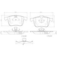thumbnail image 4 of Brembo P59046N NAO BRAKE PADS Fits select: 2007-2011 SAAB 2023-09-03 00:00:00 2.0T, 2006 SAAB 2023-09-03 00:00:00, 4 of 4