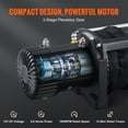 thumbnail image 2 of 3500 lb Electric Winch, Waterproof Electric Truck Winch,12V Synthetic Rope Winch with Wireless Remote for Towing Jeep Off-Road SUV Truck Car Trailer Boat, 2 of 6