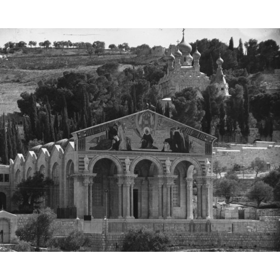 Print: Basilica Of Gethsemane, Jerusalem, circa 1924