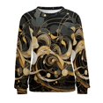 thumbnail image 7 of Abstract Flowers Mom Sweatshirt For Women Long Sleeve Pullover, 7 of 7