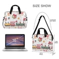 thumbnail image 3 of FORMRS 16" Laptop Bag Carrying Sleeve Case with Handle Travel Shoulder Briefcase, Christmas Penguin, 3 of 8