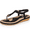 BLACK, variant on Haute Edition Women's Classic Bohemian Comfort Sandals