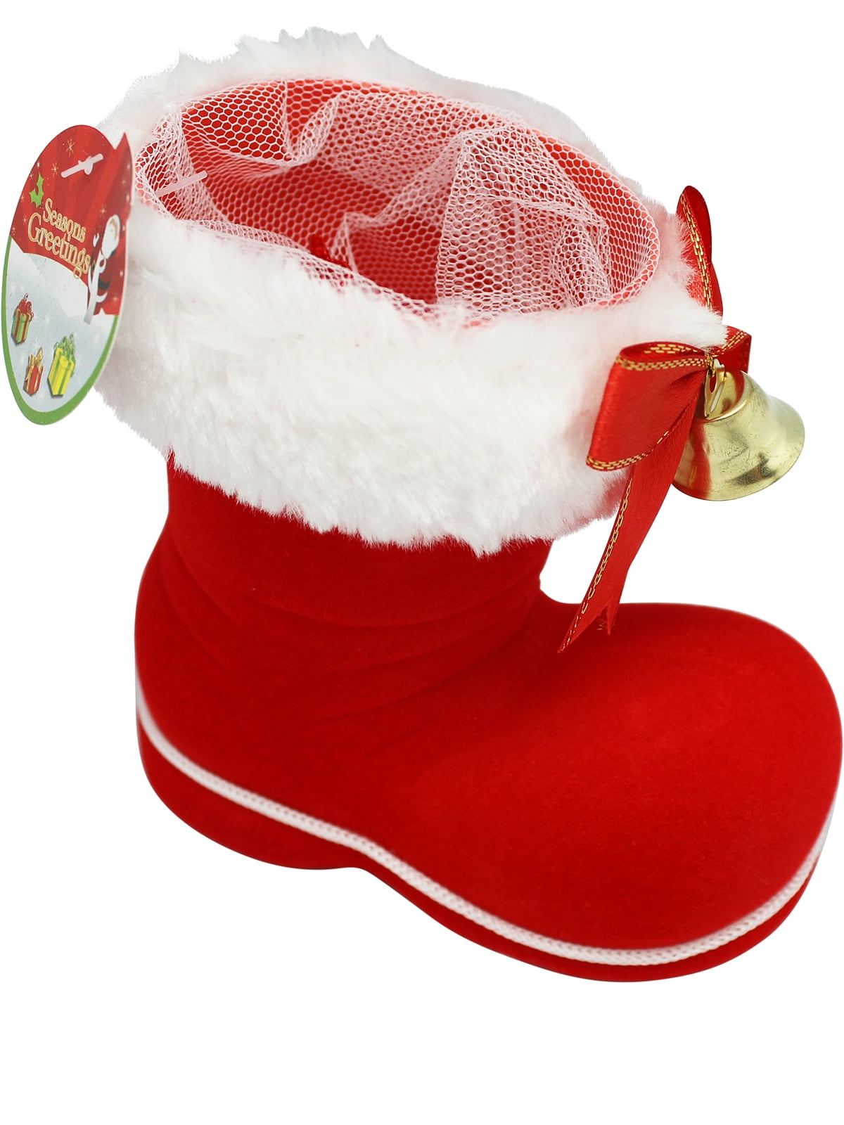 Plain Red Santa Claus Boot Stuffer 