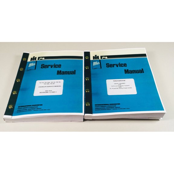 INTERNATIONAL TD14A TD18A UD14 UD18 CRAWLER TRACTOR SERVICE MANUAL DOZER LOADER