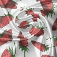 thumbnail image 7 of Ambesonne Botanic Valance & Curtain, Summer Fruit Design Art, 55"x30", Fern Green White Red, 7 of 7
