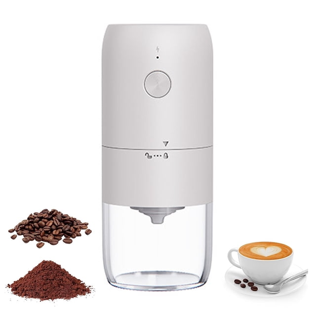 Coffee Grinder Ceramic Mills,USB Rechargeable,Adjustable Setting Slow Grind Result Better Taste Coffee USB Rechargeable