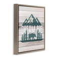 thumbnail image 3 of Stupell Industries Rustic Forest Mountain Adventure Dream Big Sentiments Typography Painting Brown Floater Framed Canvas Art Print Wall Art, 25 x 25, 3 of 9