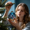 thumbnail image 4 of suore Christmas Decor, Christmas Ball Ornaments, 3.1in Underwater Sea Hanging Baubles, Animal Pattern Tree Decorations, Nautical Holiday Decor, Seasonal Home Ornament Collection Gifts, 4 of 7
