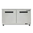 thumbnail image 2 of Maxx Cold Double Door Undercounter Freezer, 60.3"W, 15.5 cu. ft. Capacity, in Stainless Steel (MXCF60UHC), 2 of 8