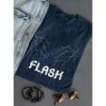 thumbnail image 3 of Abstract Flash Of Lightning T-Shirt Women -Image by Shutterstock, Female 4X-Large, 3 of 4