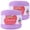 Purple05, variant on 100% Natural Cotton Yarn for Baby – 2 Pack Plant-Dyed # 3 DK Weight – Extra Soft Hypoallergenic Yarn for Crocheting & Knitting – 180 yds (165m) per skein – Beige