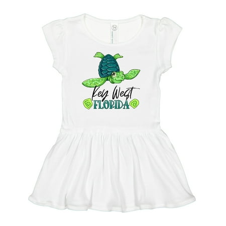 

Inktastic Key West Florida Happy Sea Turtle Gift Baby Girl Dress