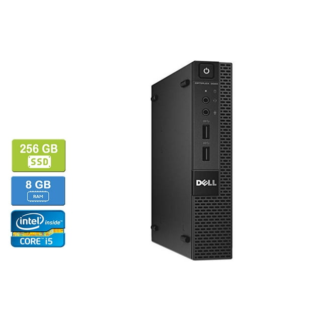 Remis à Neuf : DELL 3020 Intel Core i5-4570S 8 Go 256 Go SSD Win 10 Pro UK&m