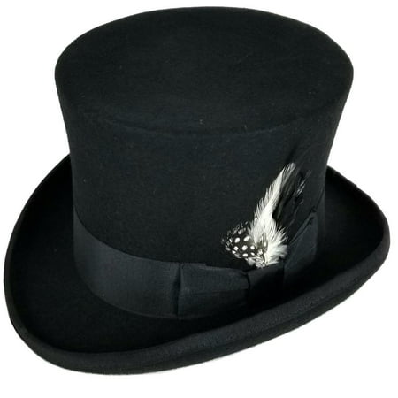 100% Wool Felt Top Hats Victorian Style Made Hatter 6