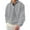 A-Grey440, variant on XAOWF Men'S Casual Plaid Button-Up Sweatshirt Solid Color Loose Fit Long Sleeve Turndown Collar Stylish Pullover Street Style 2025 Autumn Comfort Breathable Tops