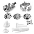 thumbnail image 7 of Electric Meat Grinder 1300 Watt Heavy Duty Sausage Stuffer Mincer w/ Grinding Plate (3mm Fine) Stainless Steel Cutting Blades & Attachment Kit /f Homemade Ground Beef, Burger Patties, Kubbe, 7 of 7