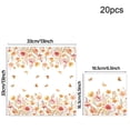 thumbnail image 3 of Dvumao Fall Floral Print Disposable Paper Napkins 20 Pack, Multicolor Season Party Tableware for Thanksgiving, 3 of 6