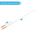 thumbnail image 3 of Unique Bargains 1.6M/5.2ft Telescopic Handheld Flagpoles, 3Pcs Teachers Pointer Stick Orange, 3 of 7