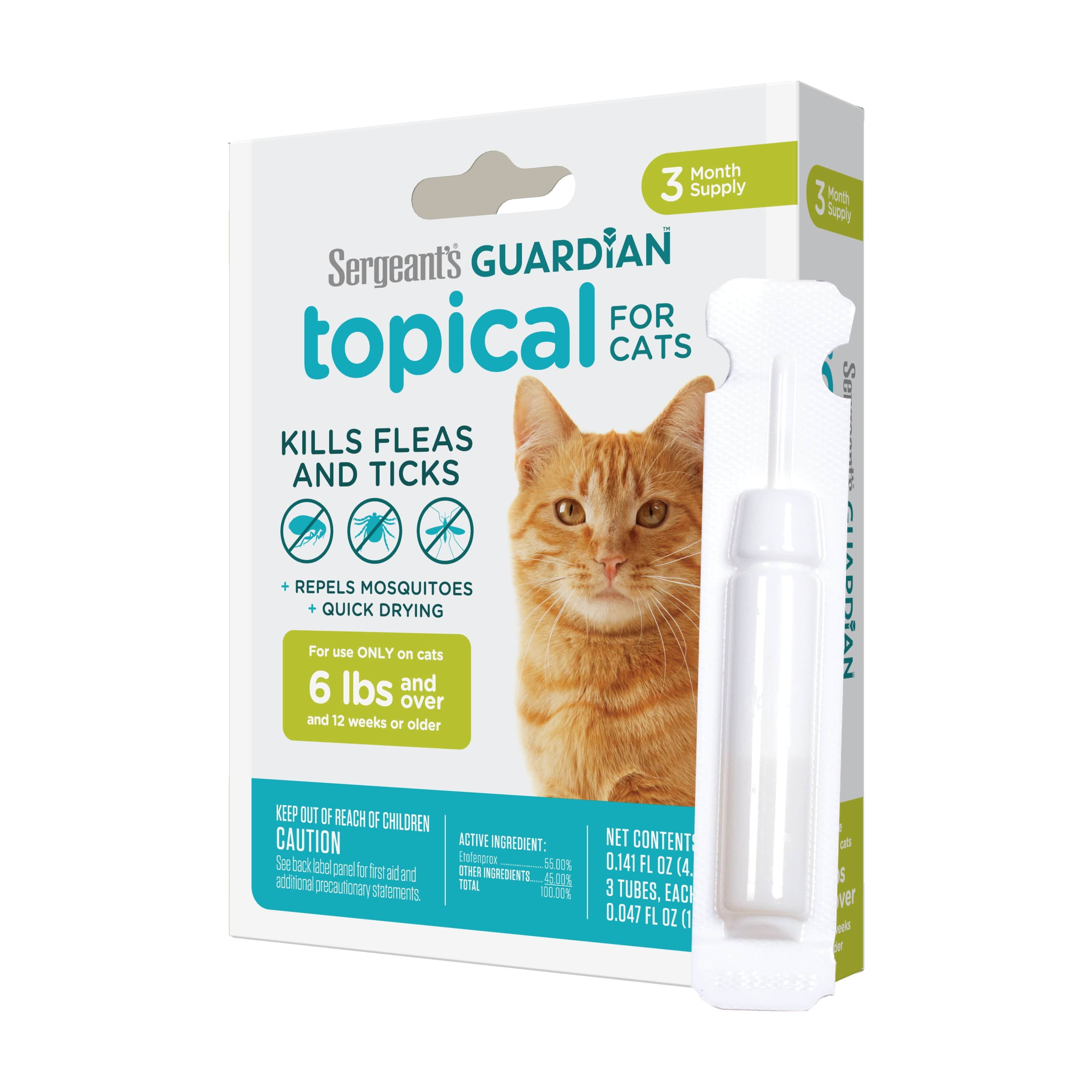 Sergeant's nature's guardian flea and tick for discount cats