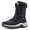 Black, variant on YOURDIARY Women's Winter Snow Boots Mid-Calf Booties Waterproof Warm Faux Fur Lined