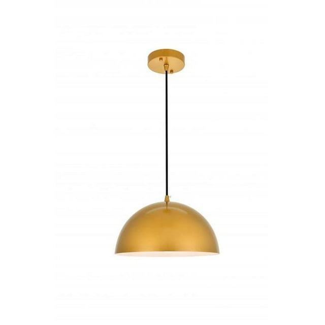 Living District LD4022D12SG Forte 1 Light Satin Gold Ceiling Pendant