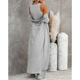 thumbnail image 3 of Casual Homewear Womens Pajamas Set Fall 3 Piece Loungewear Set, 3 of 3