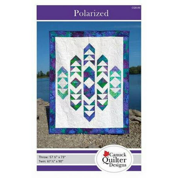 Polarized  by Canuck Quilter Designs Throw 57x73 67x90Twin