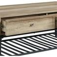 thumbnail image 4 of LV00748 - Coffee Table, Oak & Sandy Black Finish - Brantley, 4 of 7