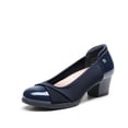 thumbnail image 1 of Zapatos de Tacón Bajo para Mujer DREAM PAIRS DWUMPU2507 Azul Marino Talla 10, 1 of 8