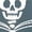 FLINT BLUE, variant on - Anti-Social Book Club Skeleton Women's Oversized Fleece Hoodie Sweatshirt