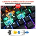 thumbnail image 6 of New 104 Key RGB Luminous Mechanical Keyboard And Mouse Set Supports Macro Programming Game Mouse 6400dpi, 6 of 12