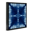 thumbnail image 4 of Stupell Industries Elegant Mosaic Style Pattern Abstract Painting Black Floater Framed Canvas Art Print Wall Art, 25 x 25, 4 of 10