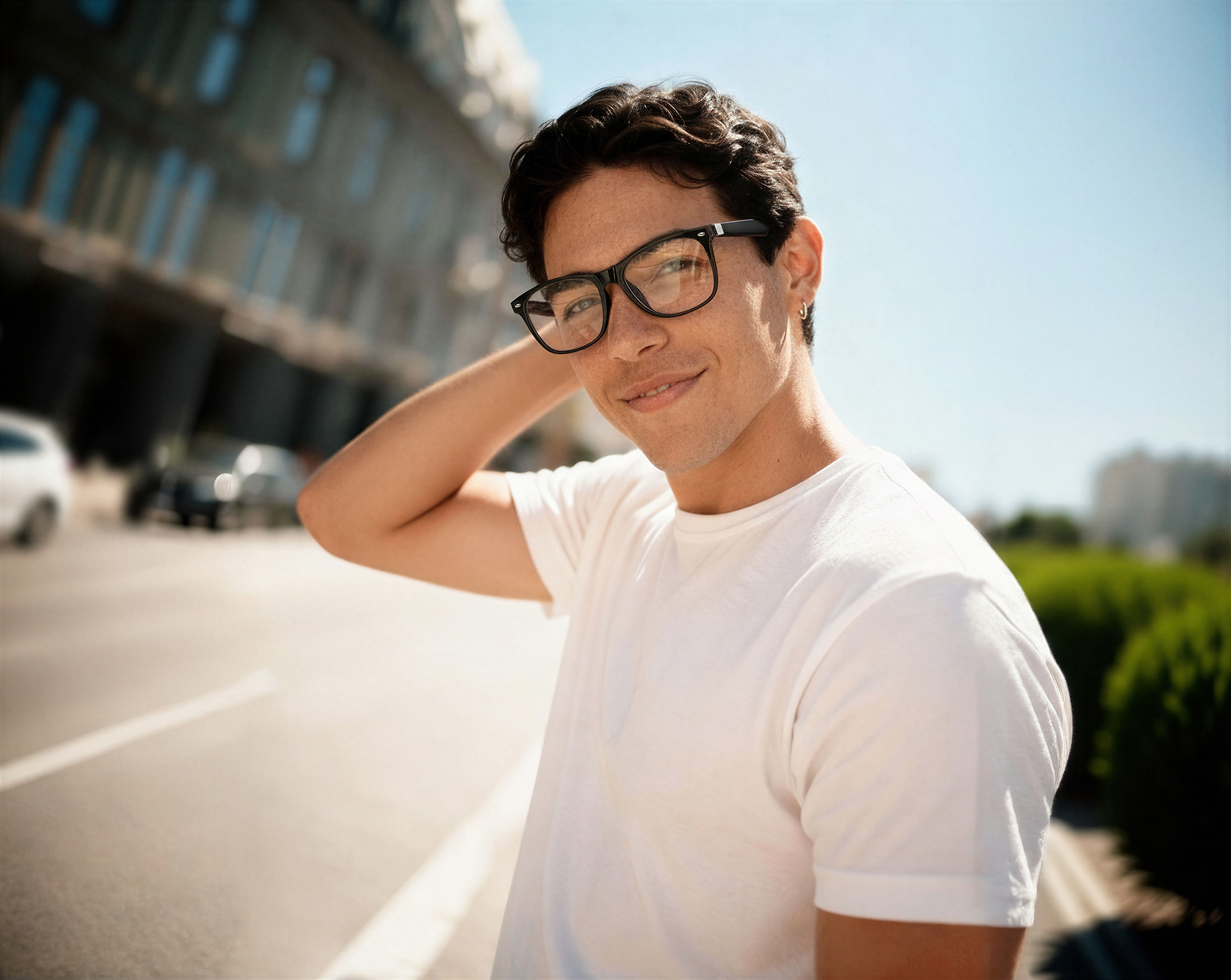 Eyefly Stream Prescription Ready Bluetooth Rechargeable Unisex Eyeglasses,Black, Includes Case