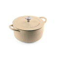 thumbnail image 2 of Tramontina Mesa 3.5 Qt Enameled Cast Iron Dutch Oven with Lid - Tan, 2 of 11