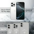 thumbnail image 2 of JETech Magnetic Case for iPhone 16 Pro Max 6.9-Inch Compatible with MagSafe, Shockproof Phone Bumper Cover, Solid Color Matte TPU Frame, Anti-Scratch Clear Back (White), 2 of 6