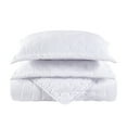 thumbnail image 3 of All Season Fluffy Velvet Mini Dots Quilted Embroidered Luxurious Soft Bedspread - Twin/Twin XL - White, 3 of 3