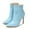 Blue, variant on Jsaierl Ankle Boots for Women Stiletto High Heel Pointed Toe Boots with Zipper