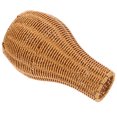 thumbnail image 2 of Woven Dried Flowers Vase Imitation Rattan Vase Rustic Imitation Rattan Woven Vase (S), 2 of 9