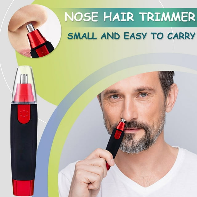 DPTALR Tondeuse Automatique Électrique pour Poils du Nez, Appareil pour Cheveux du Nez à Recharge USB, Combo Poils du Nez