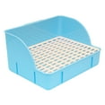 thumbnail image 4 of Kuntesetty Cage Toilet Bedding Box 29x22x15.5cm Pet Toilet Corner Litter Pan for blue pp mesh, 4 of 9