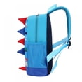 thumbnail image 3 of Toddler Backpack Dinosaur Preschool for Boys with Leash Chest Strap - Light Blue, 3 of 6