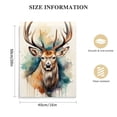 thumbnail image 2 of JRXY Funny Animal Deer Canvas Wall Art Decor Watercolor Splatter and Splotches Elk Poster, Modern Colorful Splash-Ink Art Decor for Bathroom Living room Kids Room Home Artwork Wall Decor  16x20 in, 2 of 5