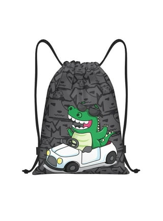 Dinosaur Drawstring Backpack