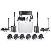 DJ Package w/ (2) JBL EON ONE Array Speakers+Subs+Facade+Fogger+Mics+Lights