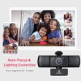 thumbnail image 2 of Cámara web empresarial NexiGo N930P 1080P con transmisión en directo, software, micrófono y cubierta de privacidad, enfoque automático, USB HD, compatible con Zoom, YouTube, Skype y FaceTime (renovada, 2 of 5