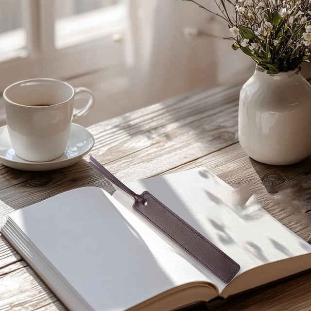 Xuewenshw Leather Bookmarks Bookmark Leather Rope Bookmarks Portable Long Strip Bookmarks Home Reading Paginators Easter Crafts for Adults